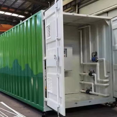 ซื้อ 50/100/200m3/d MBR Bioreactor โรงงานบําบัดปริมาณน้ําเสียในถัง พร้อม PLC การควบคุมอัตโนมัติไฟฟ้า  Compact Design การผลิตออนไลน์