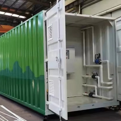 ซื้อ 50/100/200m3/d MBR Bioreactor โรงงานบําบัดปริมาณน้ําเสียในถัง พร้อม PLC การควบคุมอัตโนมัติไฟฟ้า Siemens Compact Design online manufacture