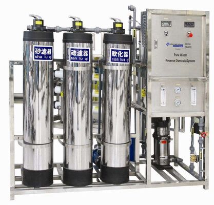ซื้อ เครื่องทําความสะอาดน้ํา RO อัตโนมัติ 500L/ ชั่วโมง พร้อมการปรับปรุงล่วงหน้า 3 ถัง สําหรับระบบปรับปรุงน้ําพาณิชย์ การผลิตออนไลน์