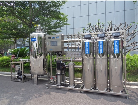 1000L/H โรงงานผลิต ใช้งานในอุตสาหกรรม RO โรงงานบําบัดน้ํา อุปกรณ์ปรับออสโมซิสกลับสําหรับน้ําดื่ม