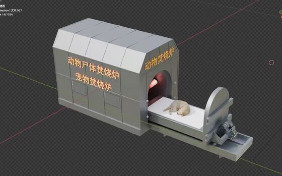 เครื่องเผาผลาญศพสัตว์ที่สามารถปรับแต่งได้ ด้วยการควบคุม PLC สําหรับการกําจัดซากสัตว์ที่เป็นมิตรต่อสิ่งแวดล้อม